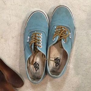 Vans shoes baby blue, used